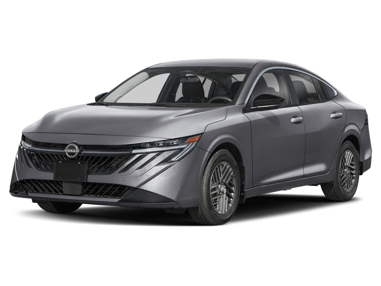 2026 Nissan Sentra SV in SUPER BLACK — front three-quarter view