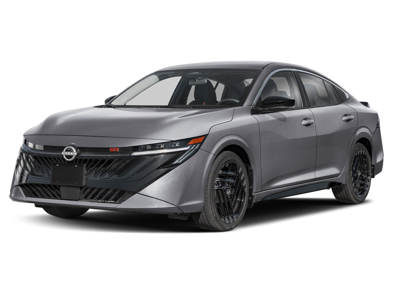 2026 Nissan Sentra SR in ASPEN WHITE TRI — front three-quarter view