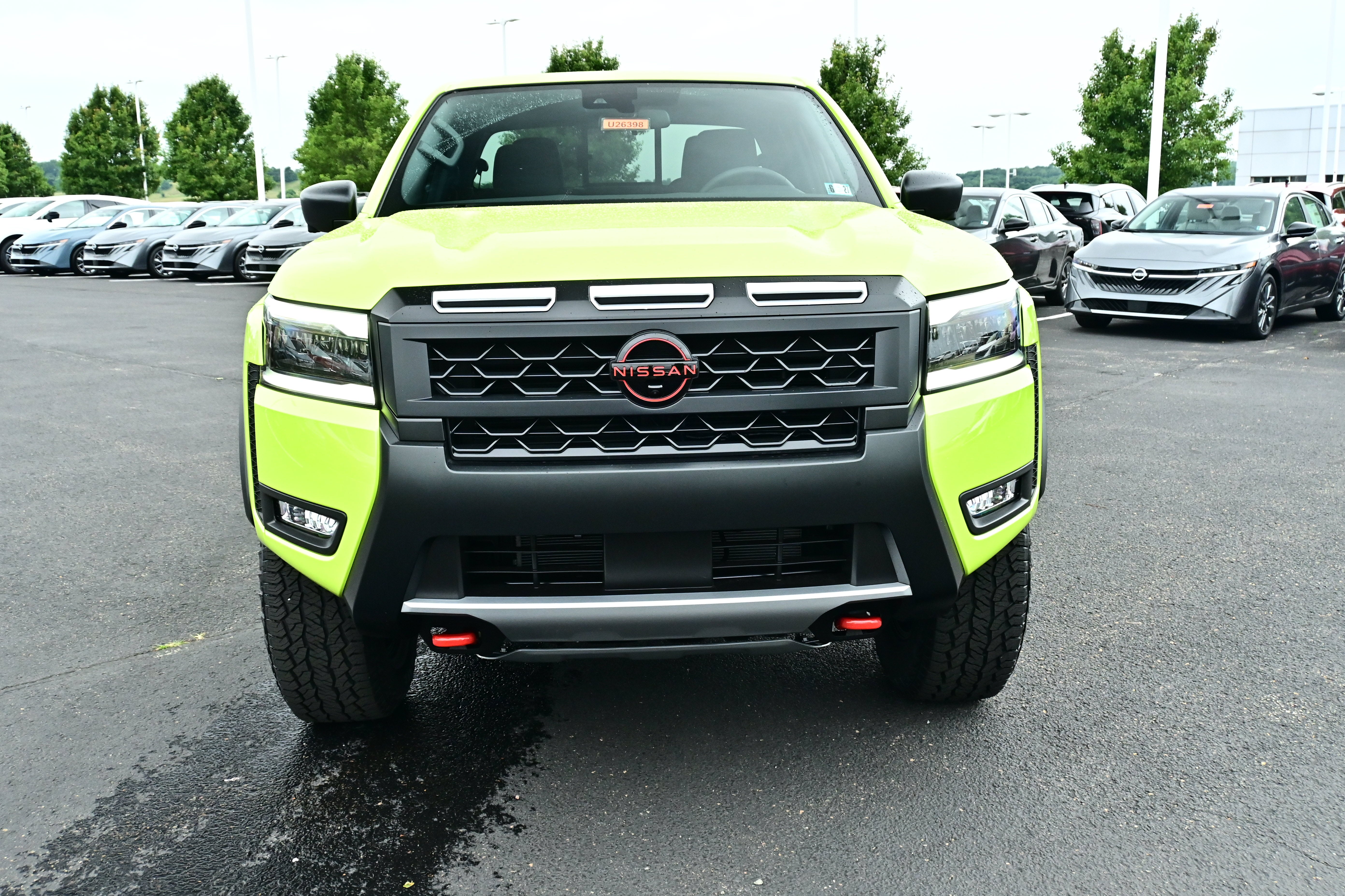 2026 Nissan Frontier — rear three-quarter view